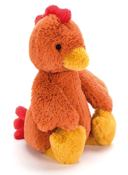 Jellycat Peluche Coq Bashful Rooster - 18 cm